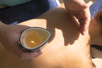 Kerzen Massage